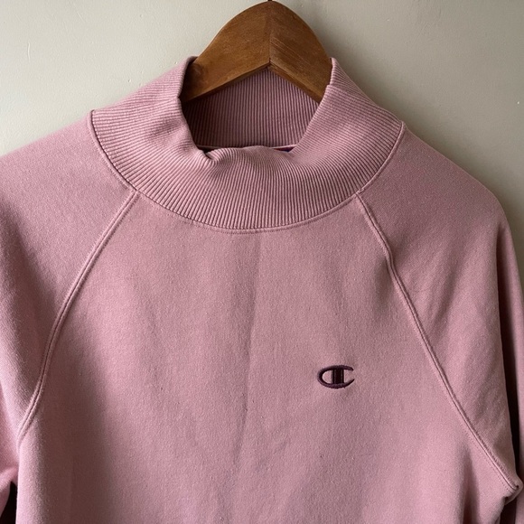 CHAMPION Powerblend Mock Neck Sweatshirts, Women's Pullover sweater small - Picture 5 of 11